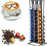 TDR - Capsule houder - Staand - Geschikt voor Nespresso en compatible Capsules - Geschikt voor 60 Capsules