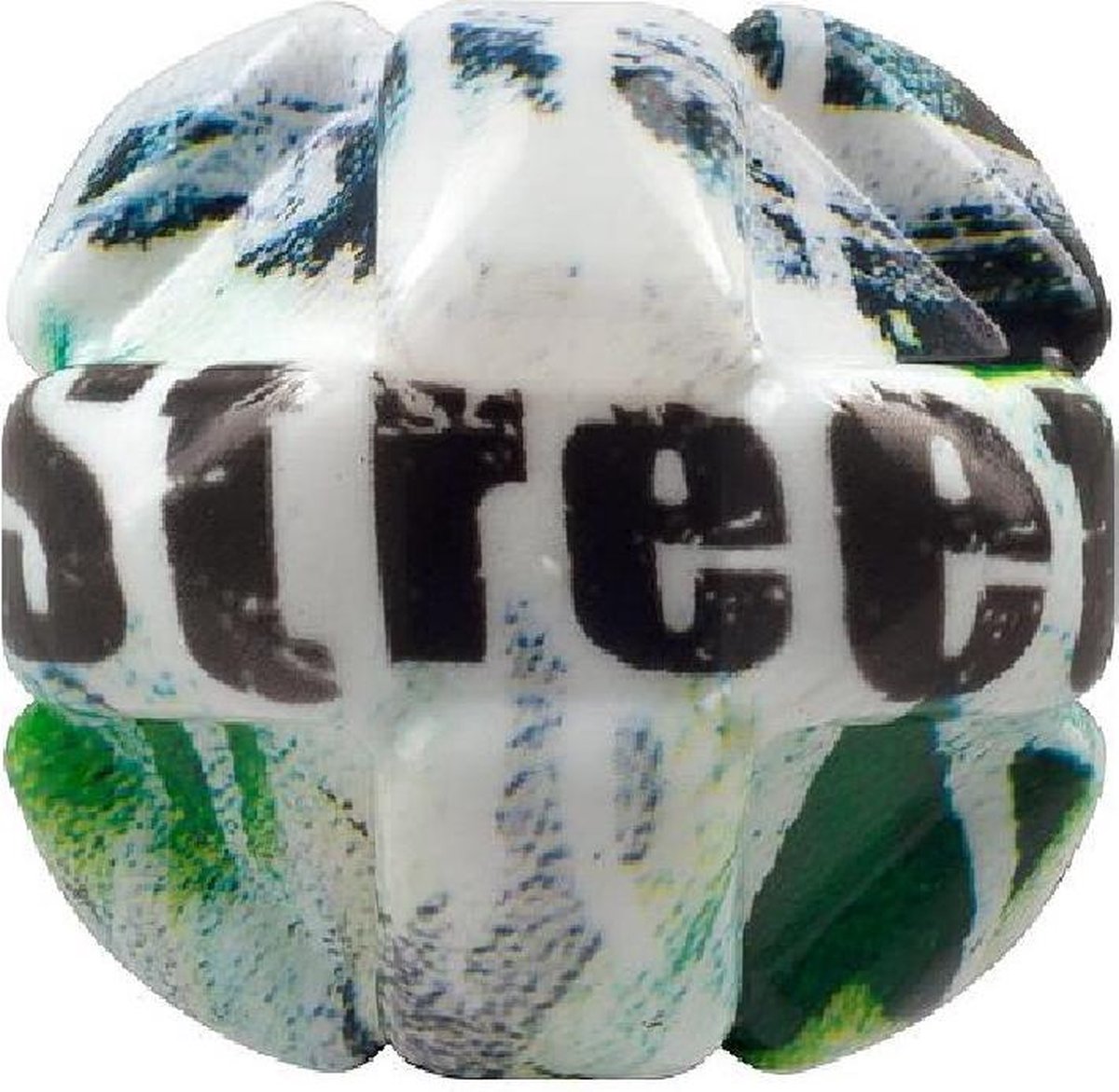 Waboba Straatvoetbal Bouncing 57 Mm Polyurethaan Wit/groen