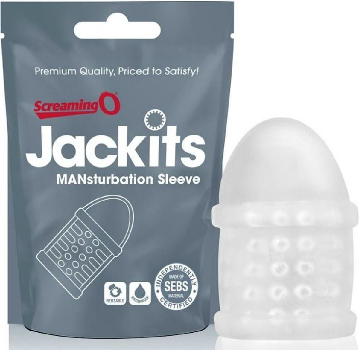 Screaming O - masturbator - pocketpussy - 100% siliconen - ultra soft