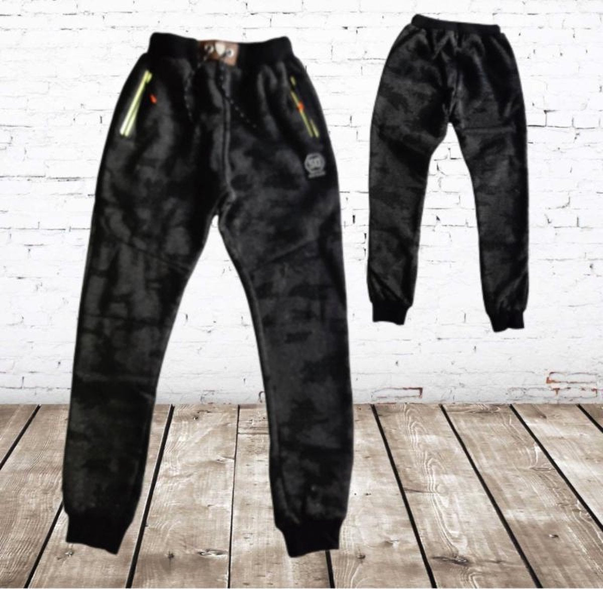 S&C Jongens joggingbroek k015 zwart - 98/104