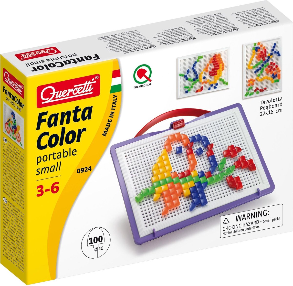 Quercetti Fantacolor Portable 22 X 16 Cm 100-delig