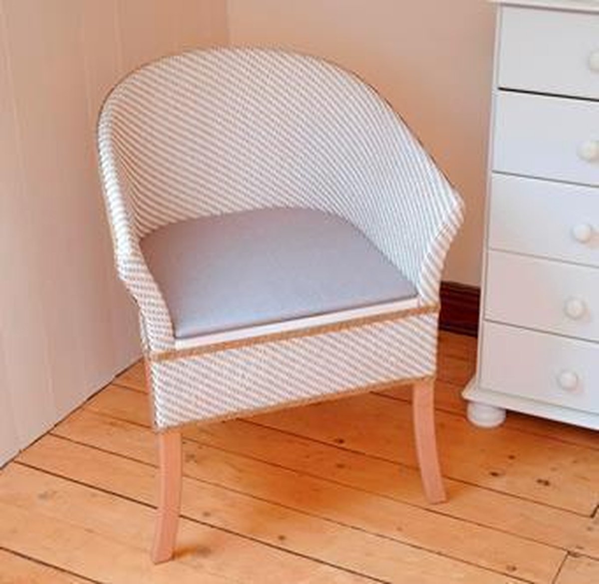 Toiletstoel/zetel Basket Weave