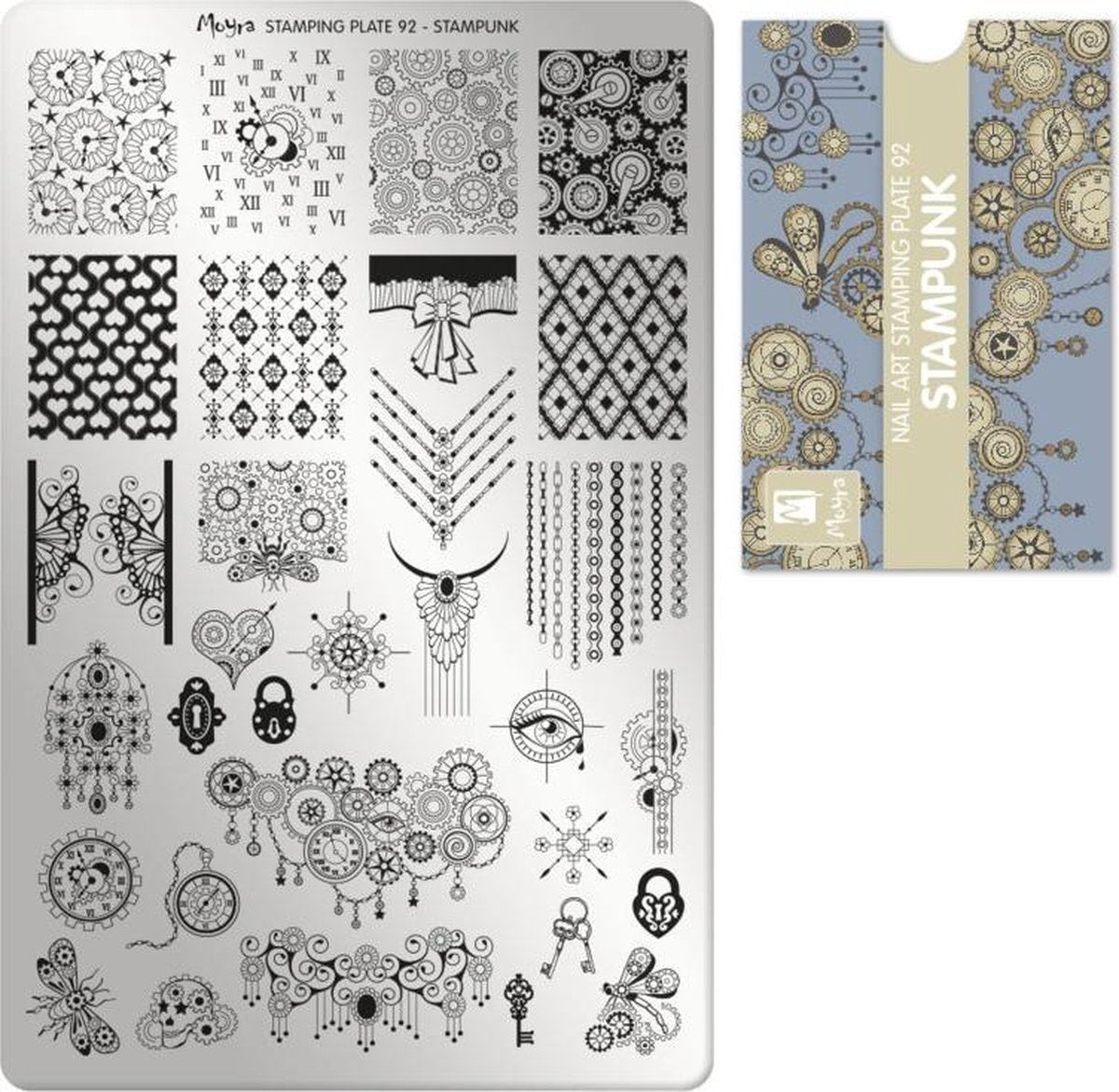 Moyra Stamping Plate 92 Stampunk