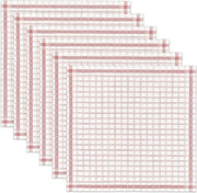 DDDDD National Theedoekenset - Rood - 6 Stuks