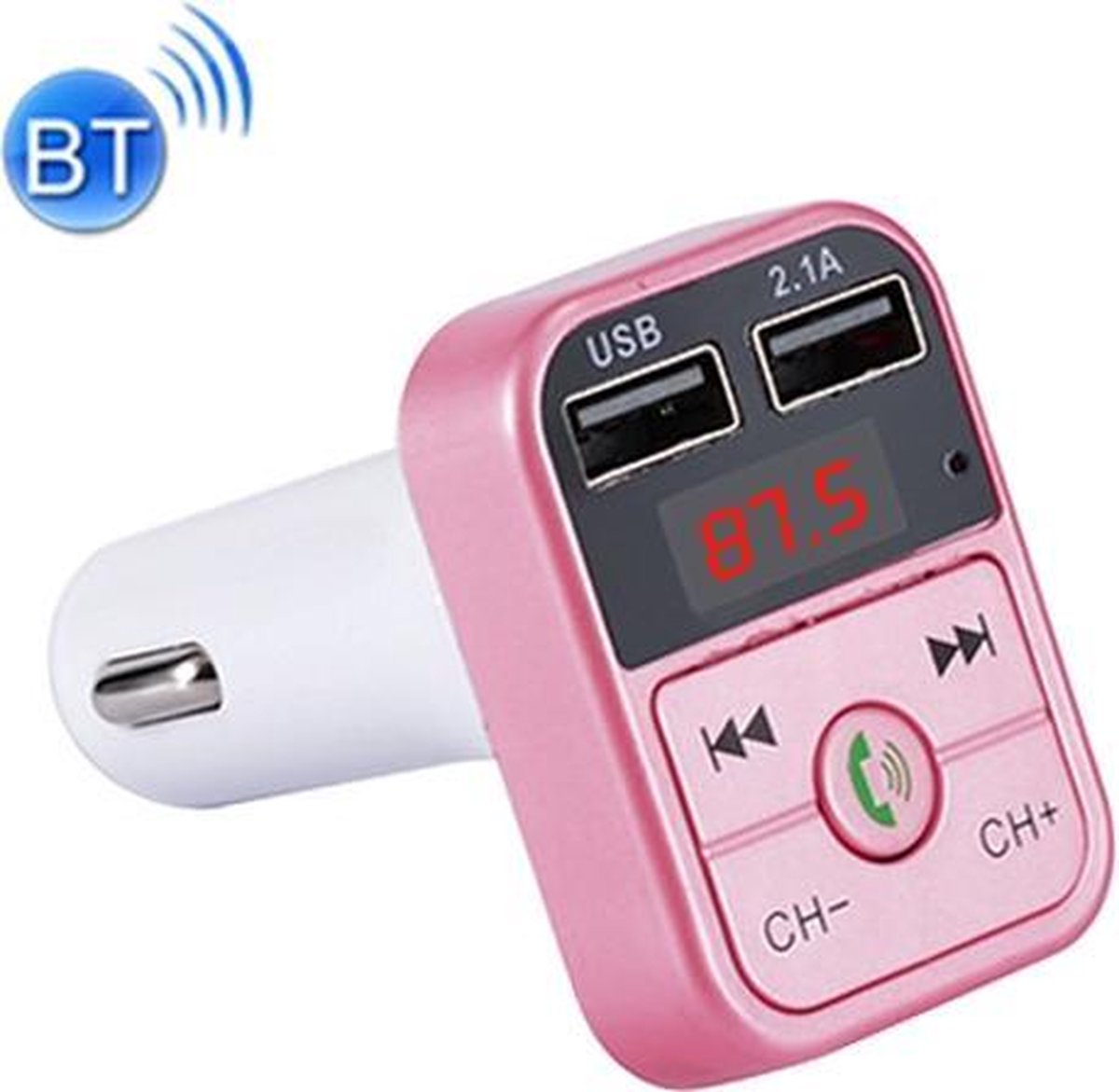 B2 Dual USB Opladen Bluetooth Fm-zender MP3 Muziekspeler Car Kit