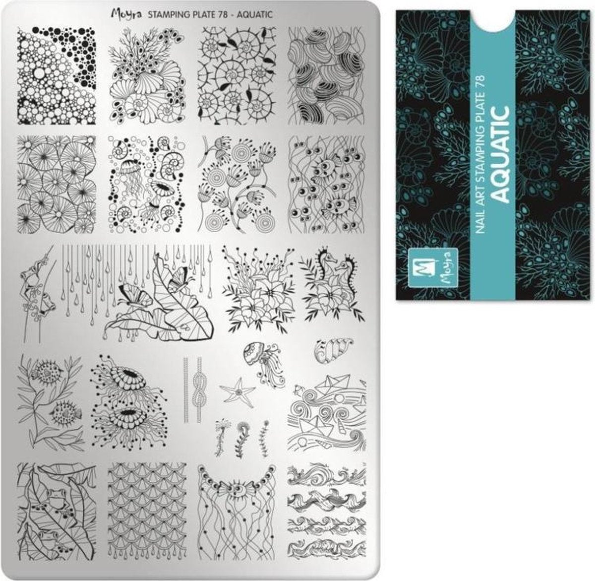 Moyra Stamping Plate 78 Auquatic