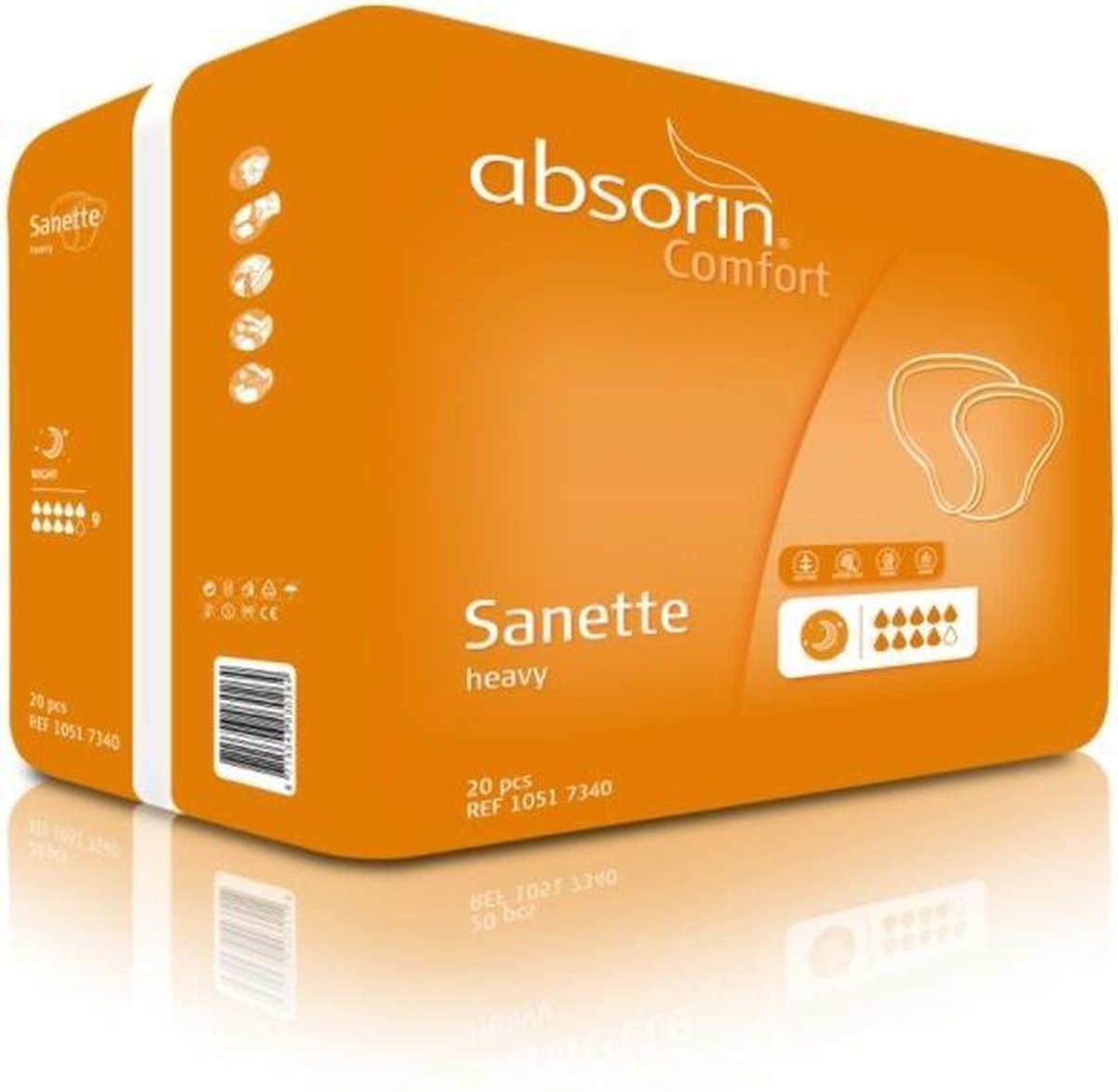 Absorin Comfort sanette night/heavy
