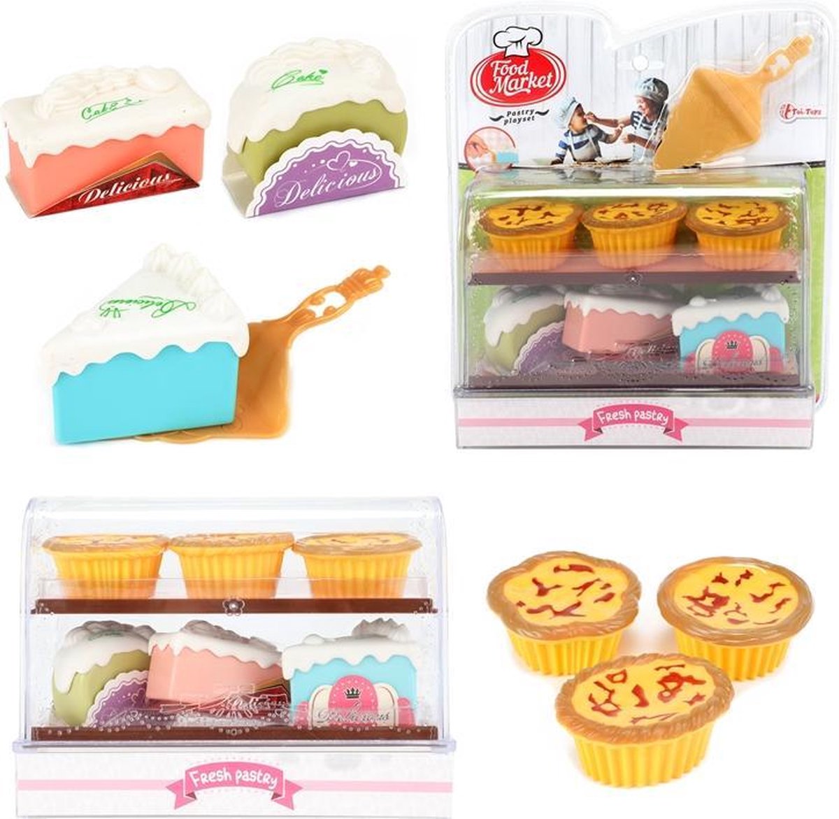 Toi Toys Food market speelset gebak