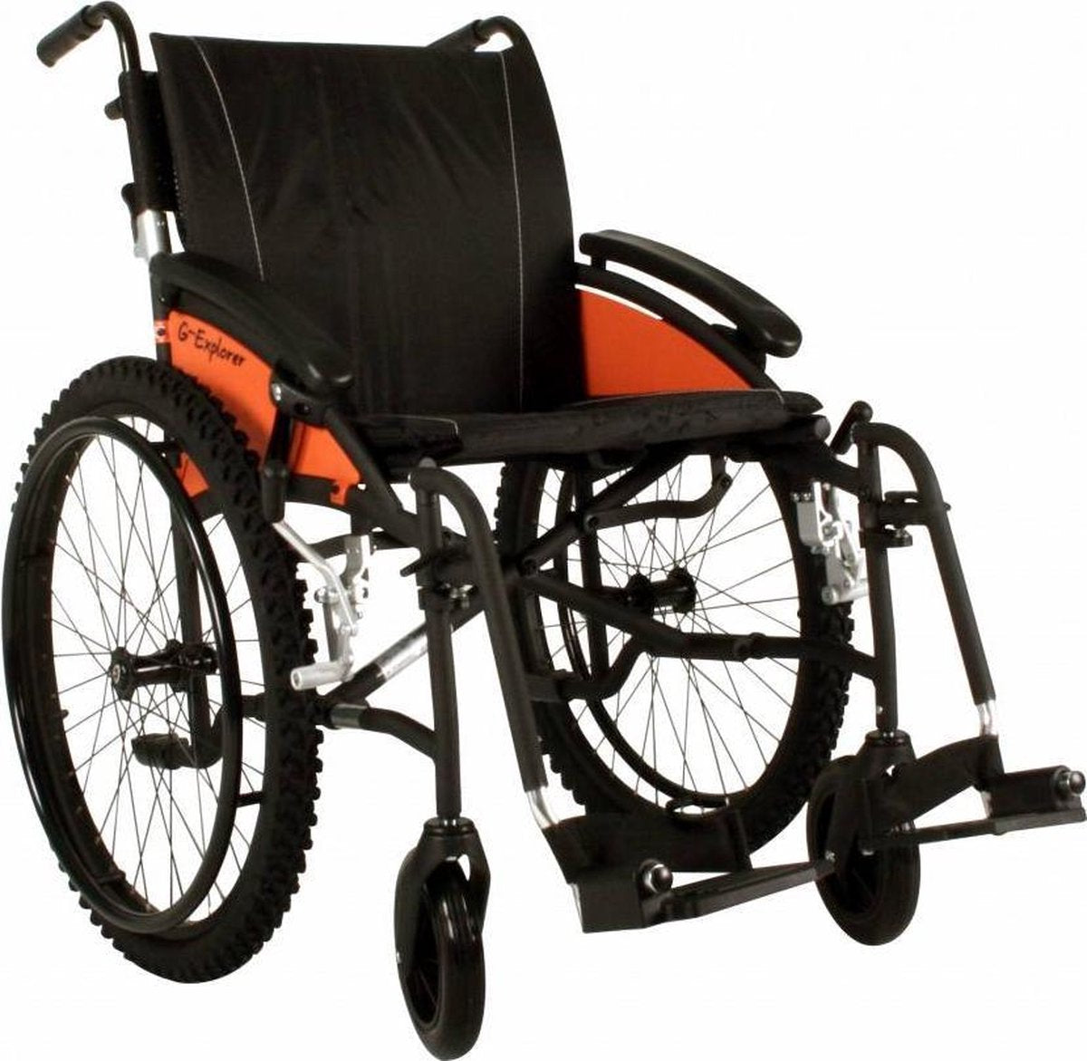 Opvouwbare Rolstoel Excel G-Explorer Zwart - 50 cm