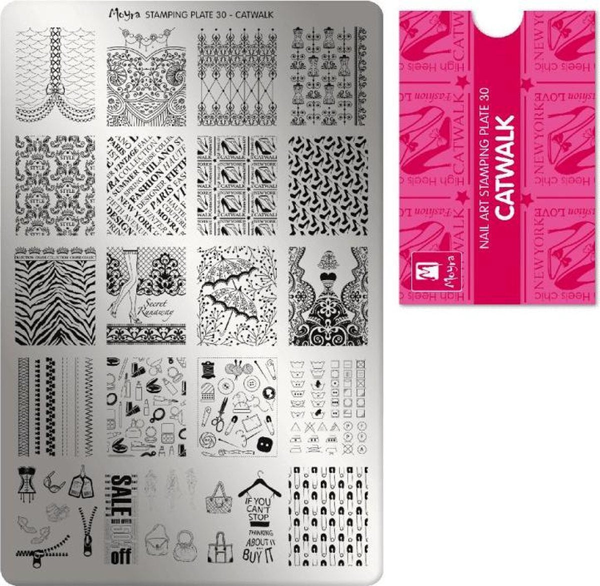 Moyra Stamping Plate 30 Catwalk