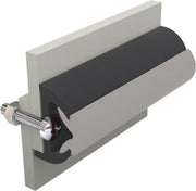 Stootlijst SET POLY3528 30 Mtr Antraciet met Grijze bies
