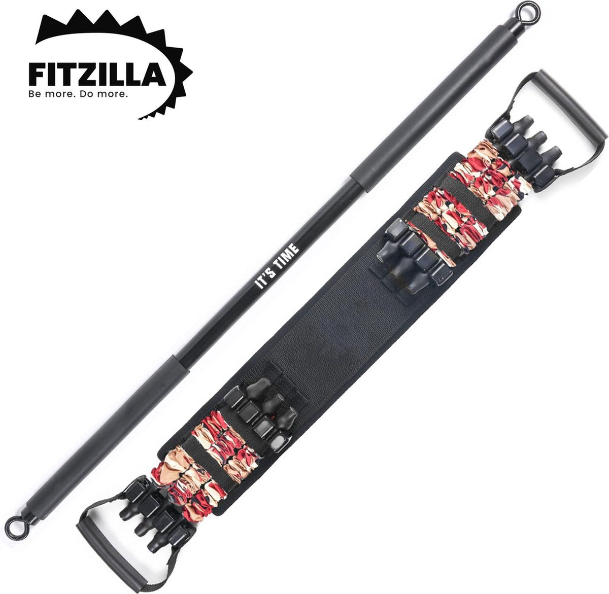 Weerstandsbanden - Barbell Set - Verstelbaar en Multifunctioneel - tot 36kg - Halter - Opbergtas