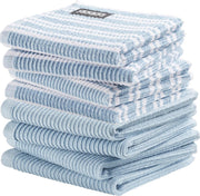 DDDDD combiset vaatdoek basic (4 stuks) + classic (4 stuks) pastel blue