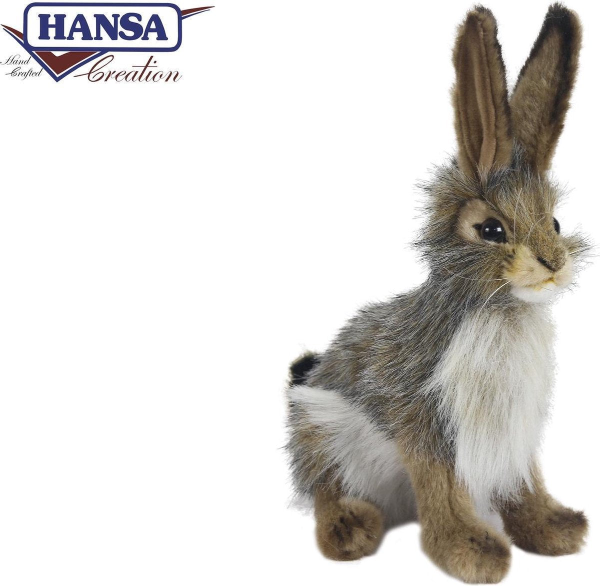 Zwartstaarthaas Knuffel