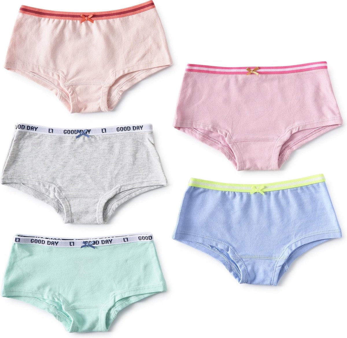 Little Label | meisjes onderbroek - 5 stuks -model hipster | blauw