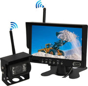 Draadloze Achteruitrijcamera set met 7 inch scherm - Achteruitrij Camera Draadloos voor Auto / Camper / Caravan / Vrachtwagen / Landbouwmachines