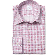 SKOT Fashion Duurzaam Overhemd Heren Red Dot Fun - rood - Maat L
