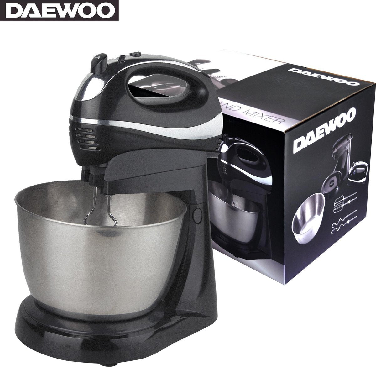 Daewoo SYM-1472: Handmixer Met Kom