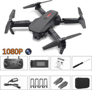 Drone - Zwart- 3.7V batterij - 150M afstand - 4k dual camera Groothoek 4K 1080P - Wifi - Quadrotor Drone - 2021