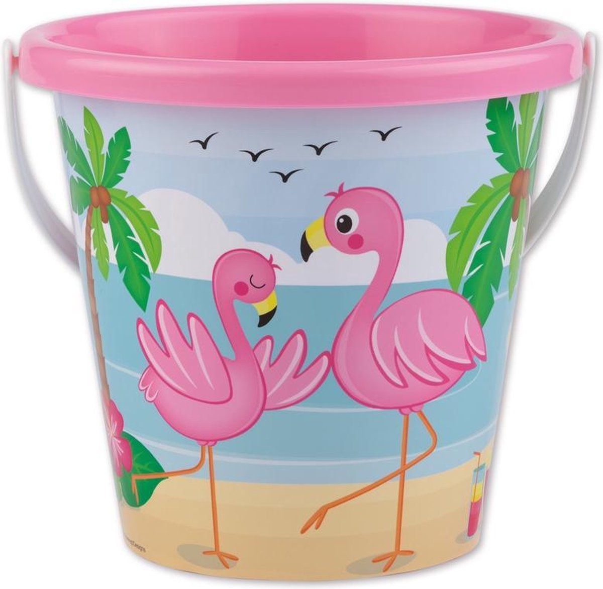 Emmer met Flamingo Print 17 cm