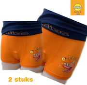 Embrator 2-pack jongens Boxershort oranje idea maat 86/92