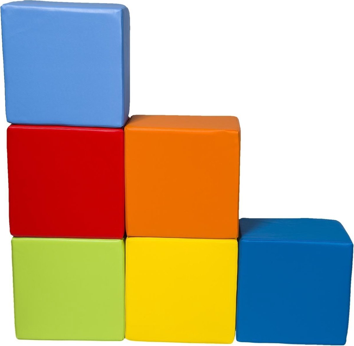6 stuks gekleurde schuimblokken / foamblokken voor kinderen - mix1