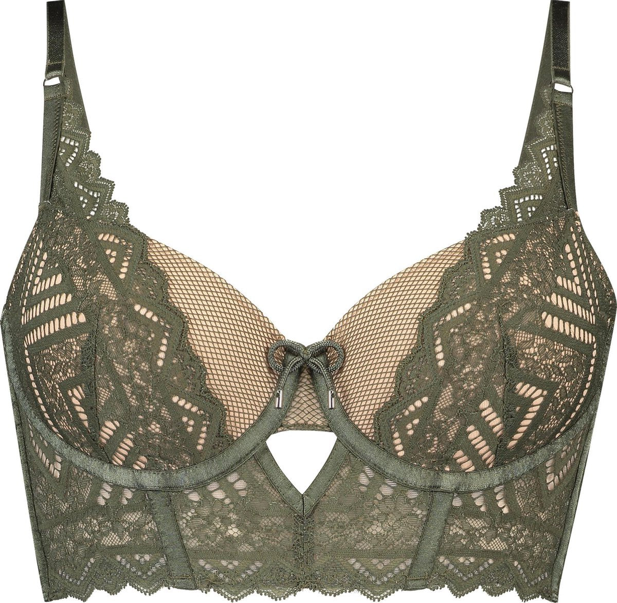Hunkemöller Dames Voorgevormde longline beugel bh Rabella I AM Danielle - maat D90