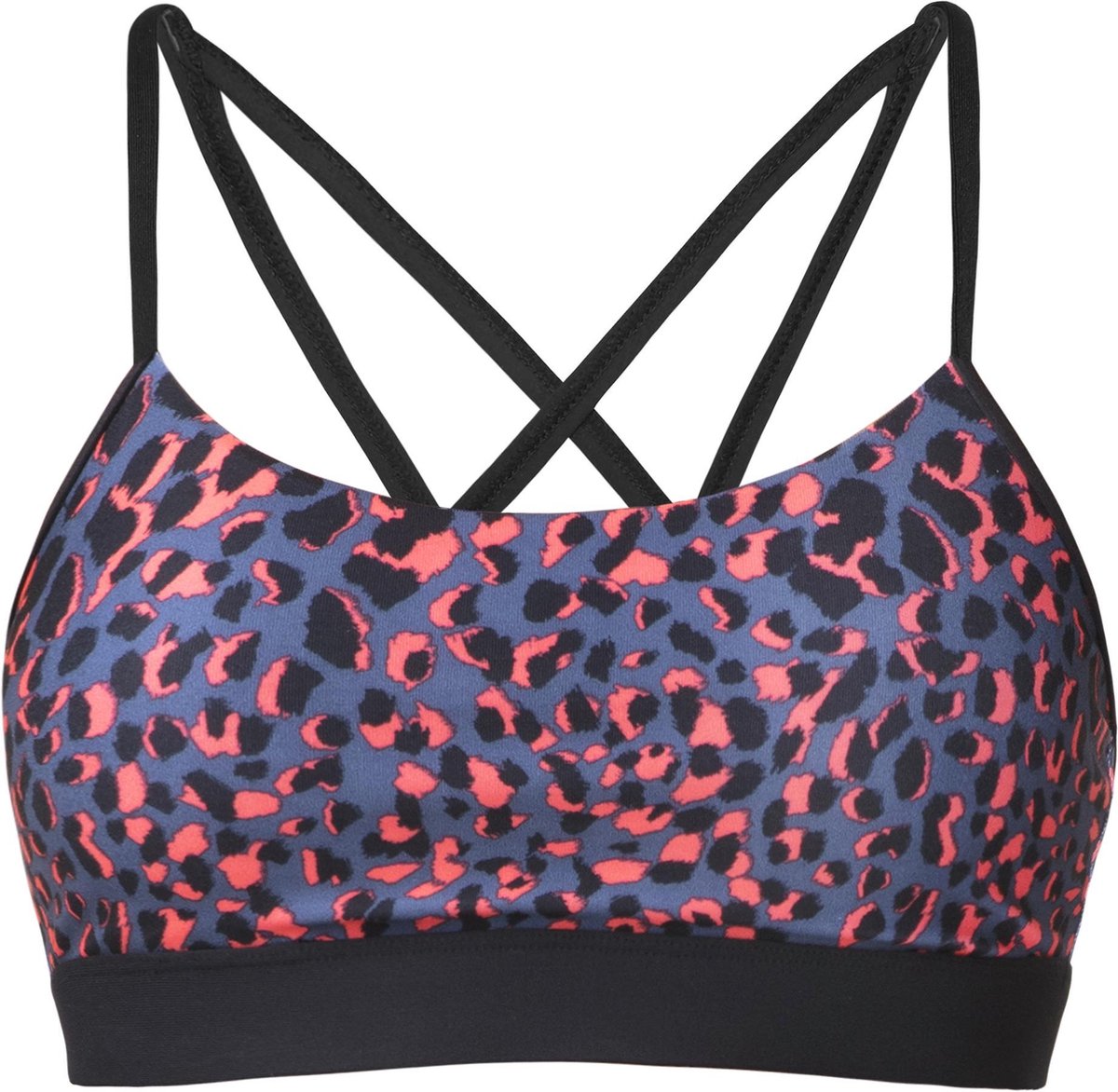 Rohnisch Flattering Sports Bra Dames Sportbeha - Coral Spot - Maat L