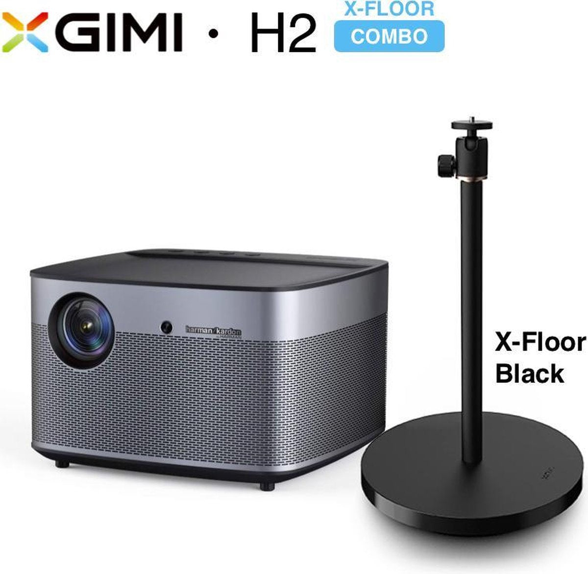 XGIMI H2 X-Floor Smart Beamer Combo Zwart