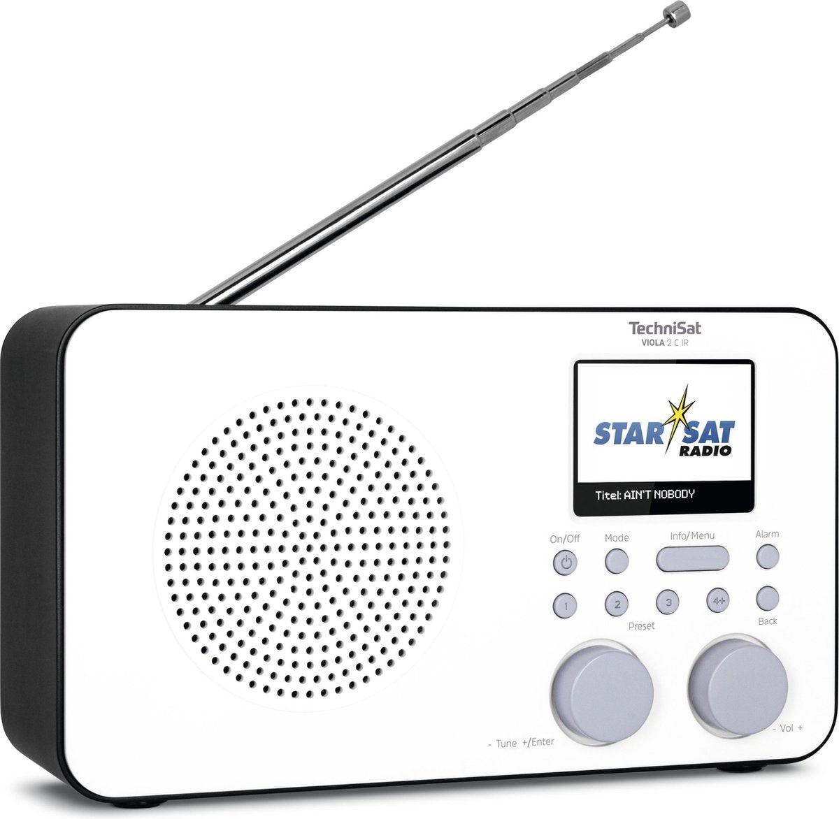 Technisat Viola 2C IR - wit/zwart