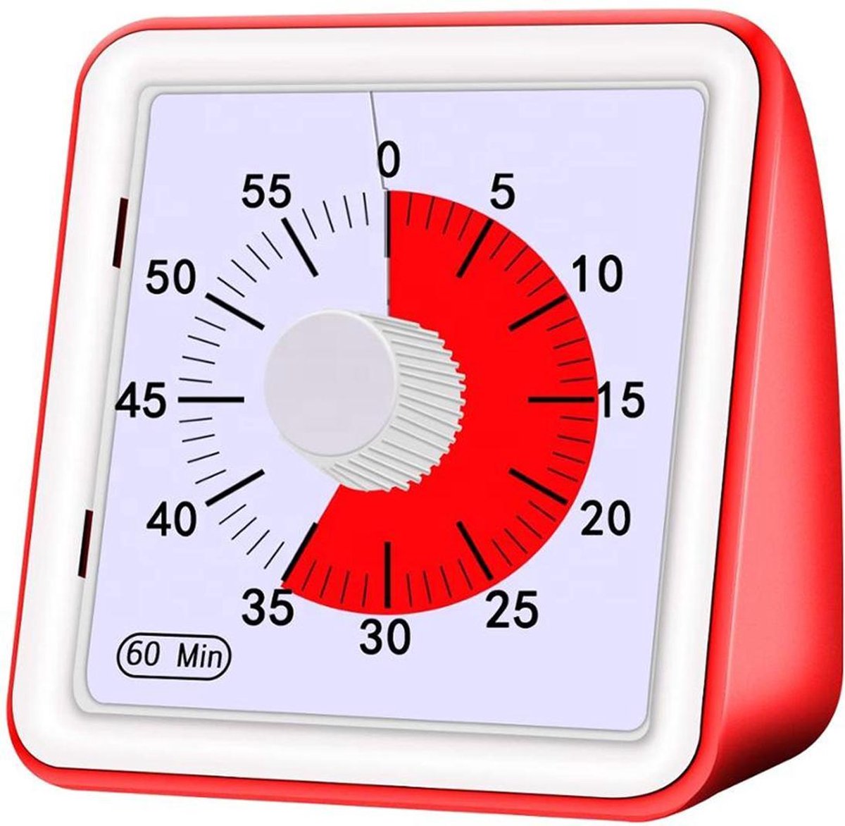 FLOKOO Hoogwaardige Leerklok voor Kinderen - Timer voor Kinderen - Vergaderklok - Aftelklok - Timer Klok - Leerklokken - Kookwekker Analoog - Leer Klok kijken - Time - Educatieve Klok - Huiswerk Hulp - Educatief Speelgoed - Thuisonderwijs