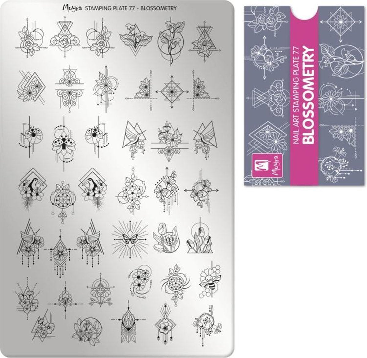 Moyra Stamping Plate 77 Blossometry