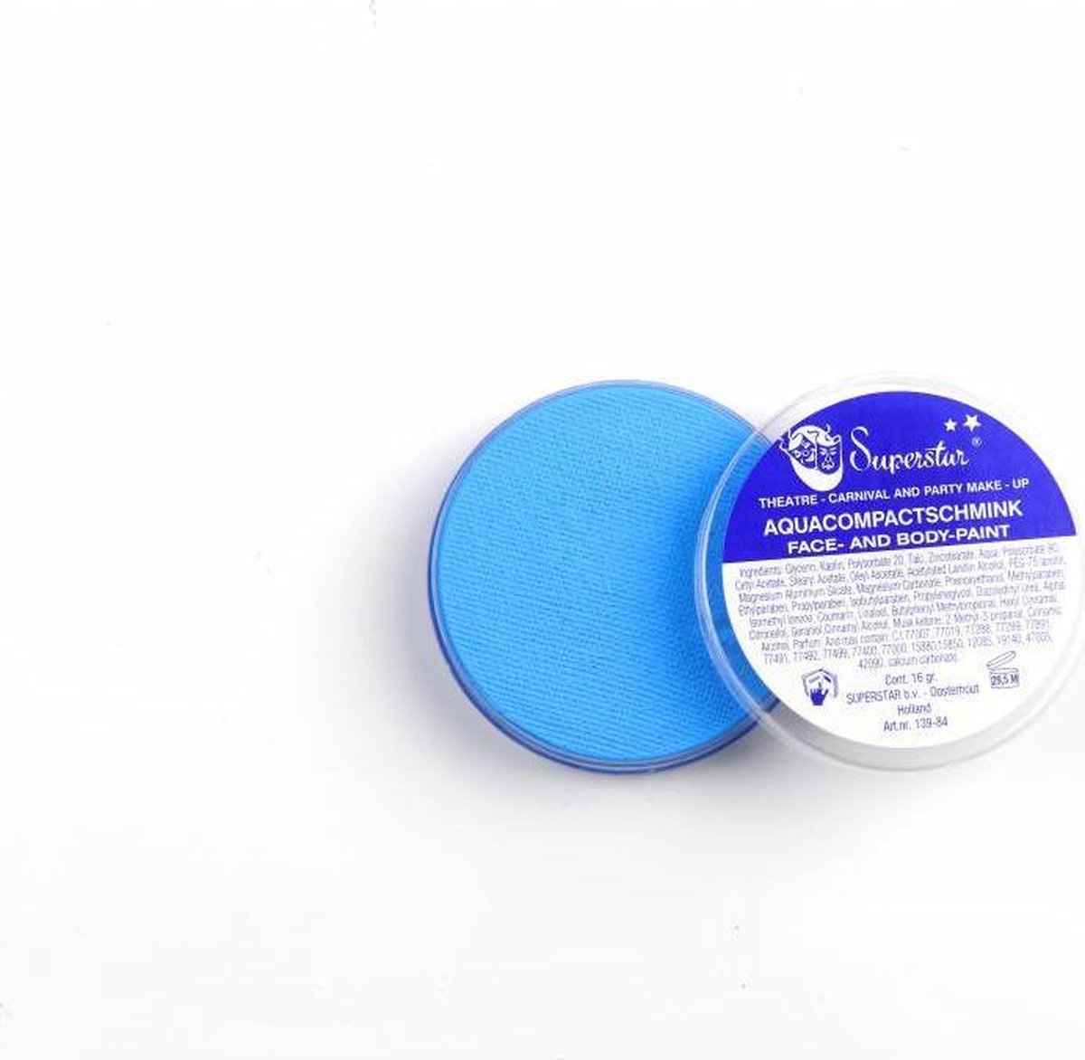 Aqua facepaint 45gr pastelblauw