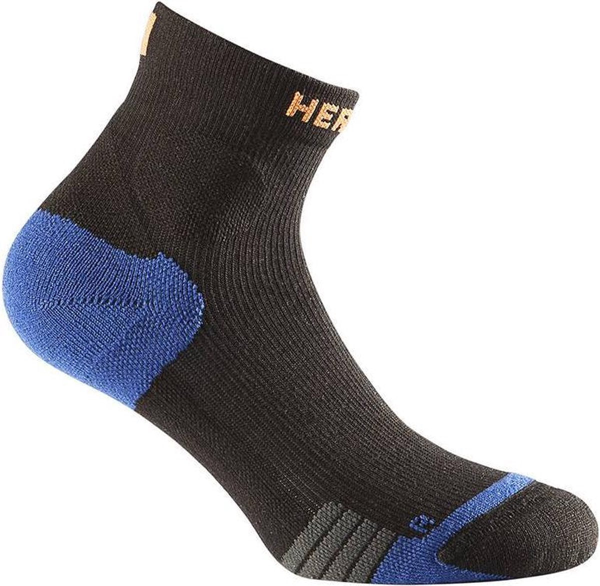 Herzog Enkel Compressiesok - Zwart - maat 42-44