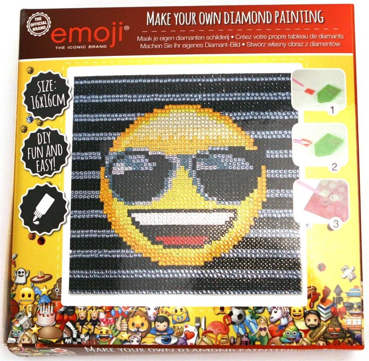 Emoji Diamond Painting Assorti