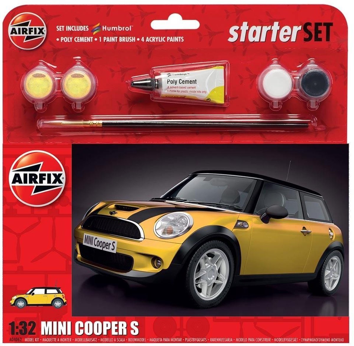 Airfix - L Starter Set - Mini Cooper S