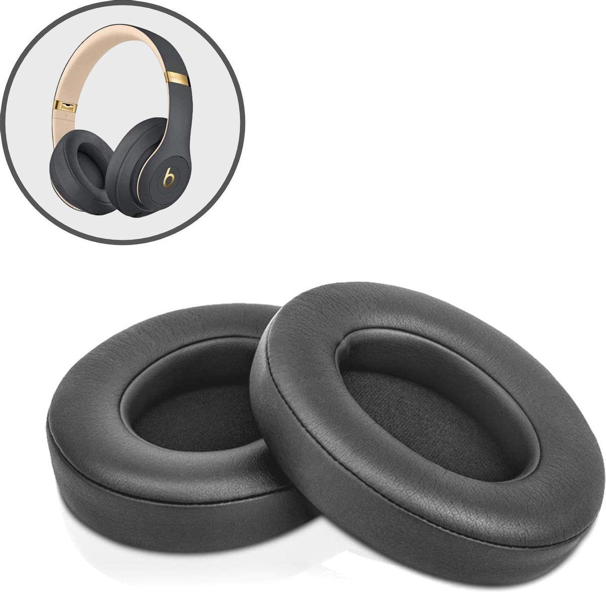 Oorkussens voor Beats By Dr. Dre Studio 2.0/3.0 wireless - Koptelefoon oorkussens voor Beats Studio titanium