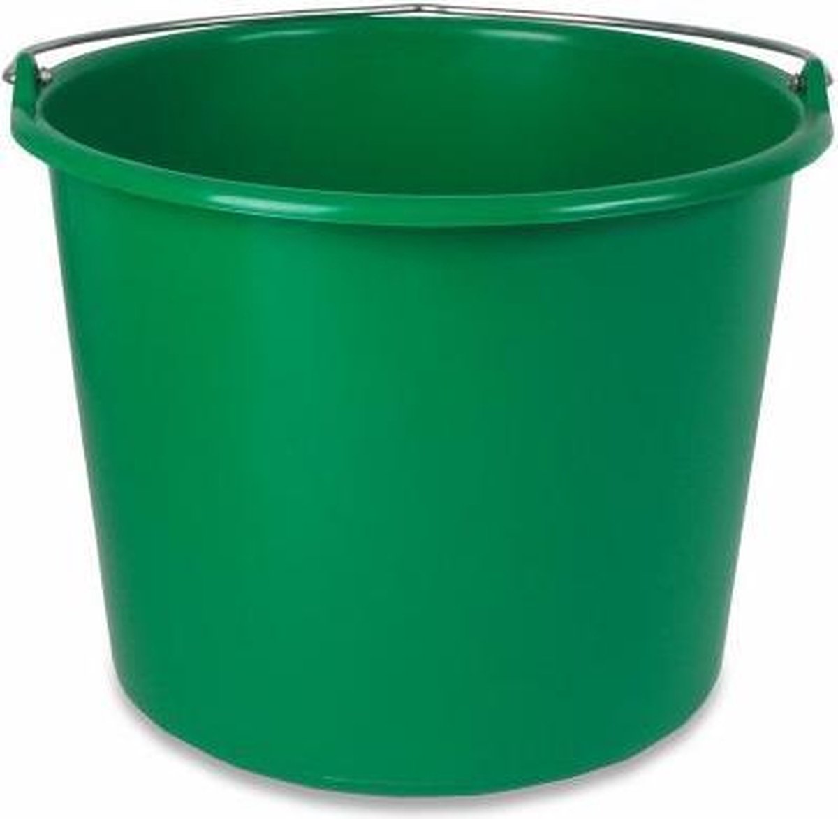 Emmer met beugel en maatverdeling 12L groen - 10100504