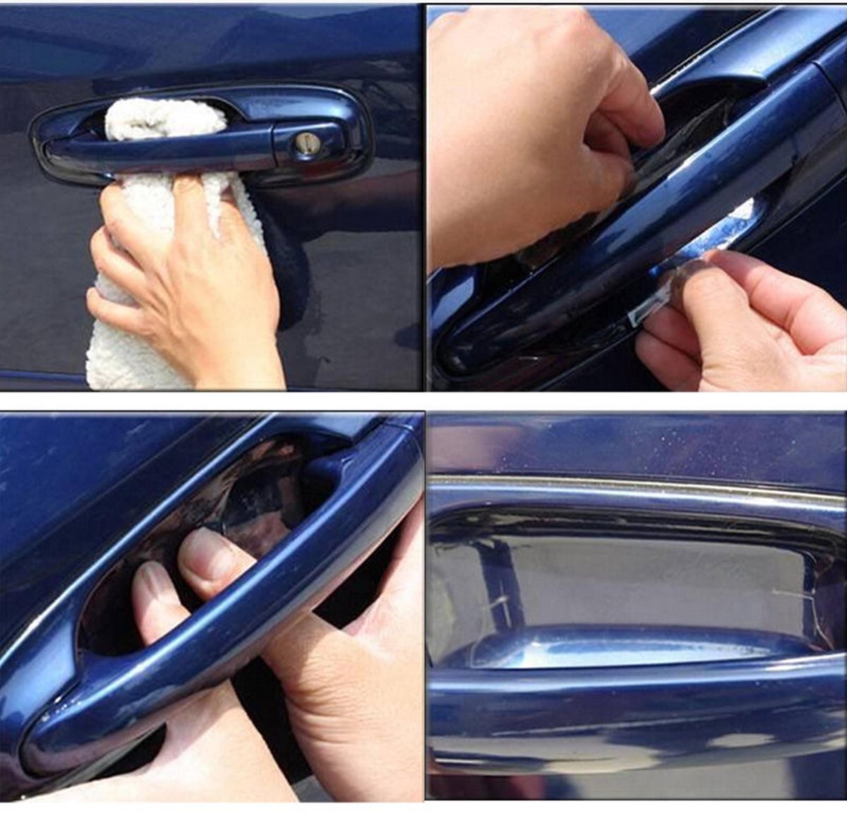 Universele Onzichtbare Auto Deurklink - Krassen Auto Beschermende Protector - Films Handvat Bescherming Sticker - Auto Stylin - 4 Stuks - Volkswagen - Alle auto's