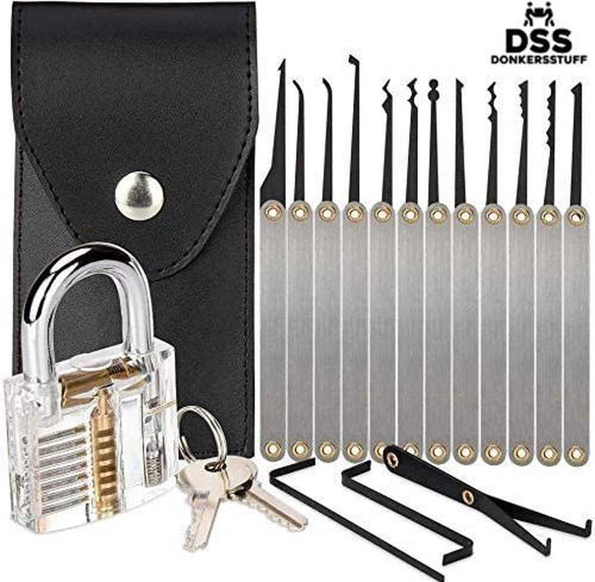 Donkersstuff - Lockpicking - Lock pick gereedschap tools - Lockpicken voor beginners en professionals - 2021 Versie