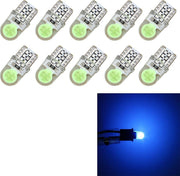 10 STKS T10 W5W DC 12V 1W 60LM Auto-opruimingslichten LED Markeerlampen met decoder