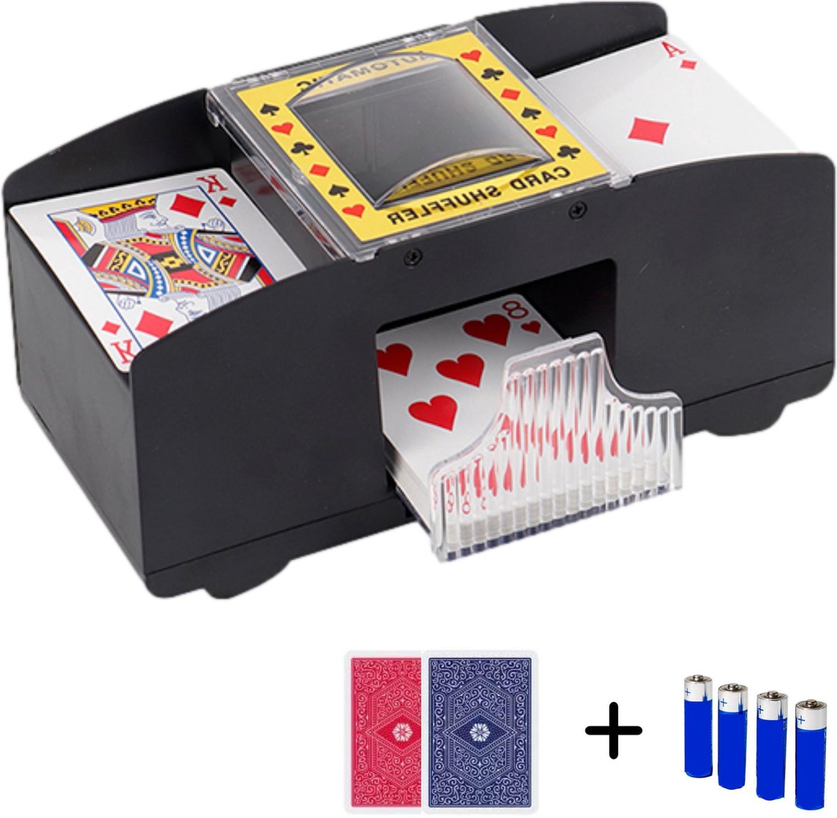 Kaarten Kaartschudmachine Speelkaarten Kaartspel Pokerset Blackjack - Uno - MESC®