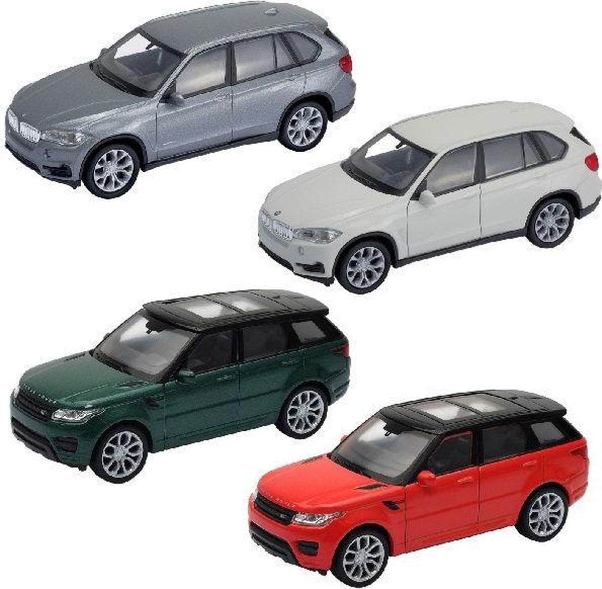 Welly BMW X5/Land Rover Disp.