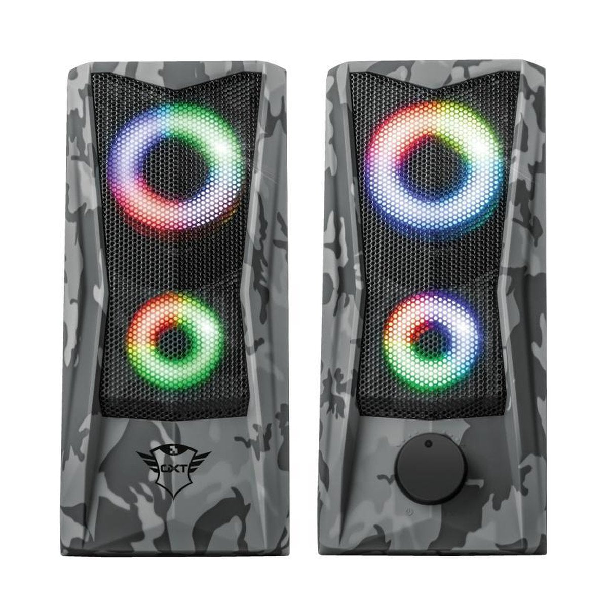GXT 606 Javv - PC Speakers 2.0 - Gaming Speakerset - RGB Verlichting - Camo Design