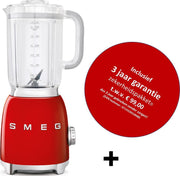 Smeg -  BLF01RDEU MkIII - Blender - Rood - met drie jaar garantie!