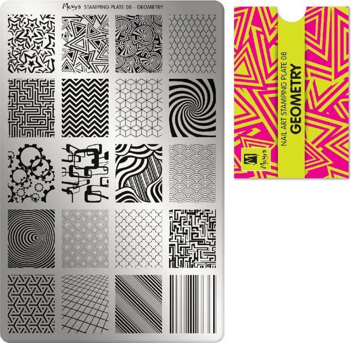 Moyra Stamping Plate 08 Geometry