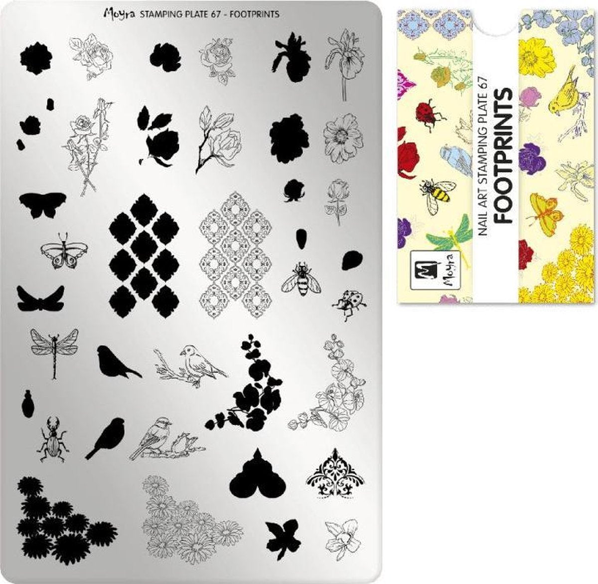 Moyra Stamping Plate 67 Footprints