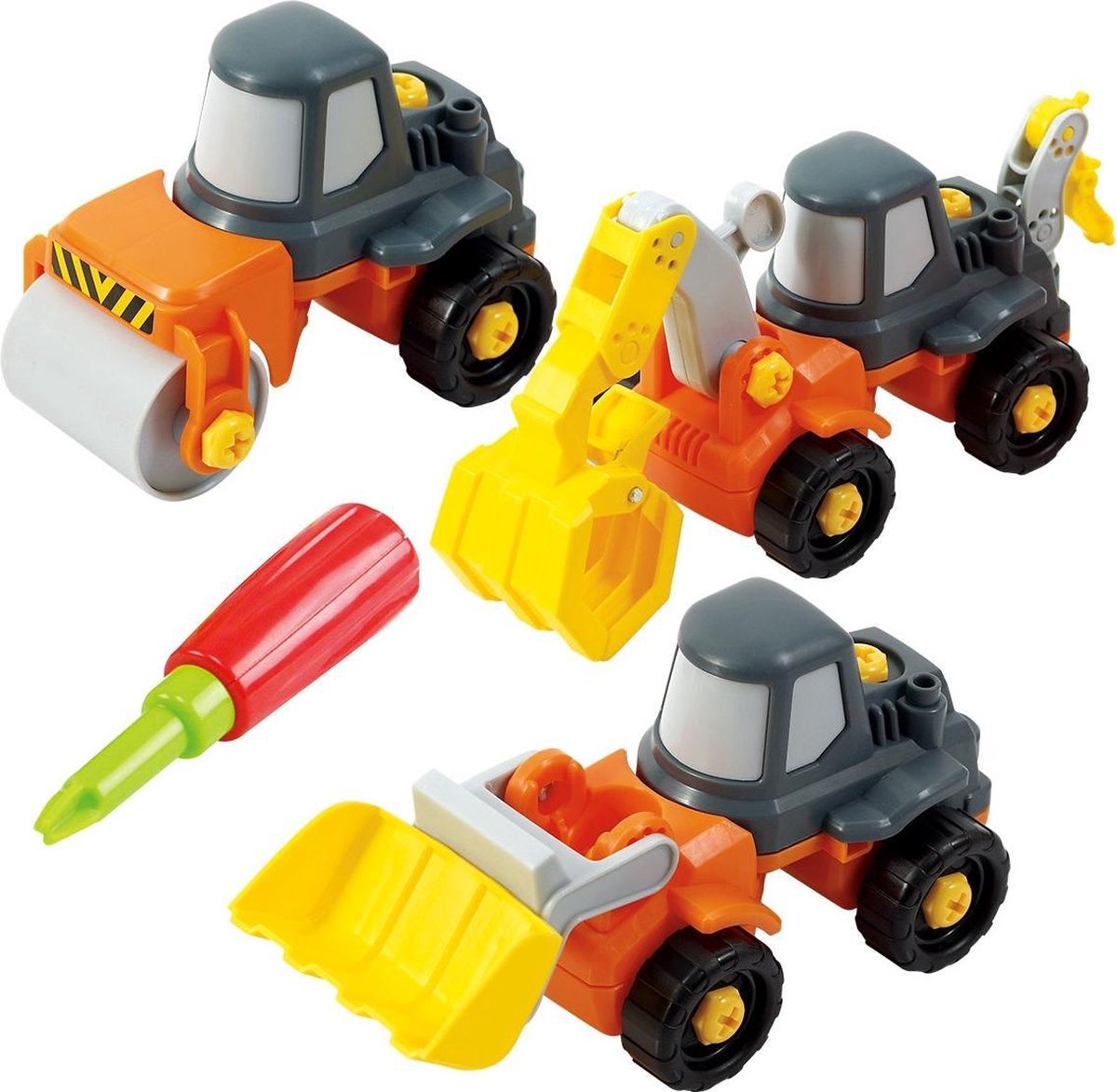 Playgo Zware bedrijfsvoertuigen set 3-in1 2018
