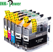 Inktcartridges voor Brother LC223 | Multipack van 5 cartridges voor MFC J5320DW - J4120DW - J4420DW - J880DW - J480DW - J4620DW - J5620DW - J680DW - J5625DW - J4625DW - J5720DW