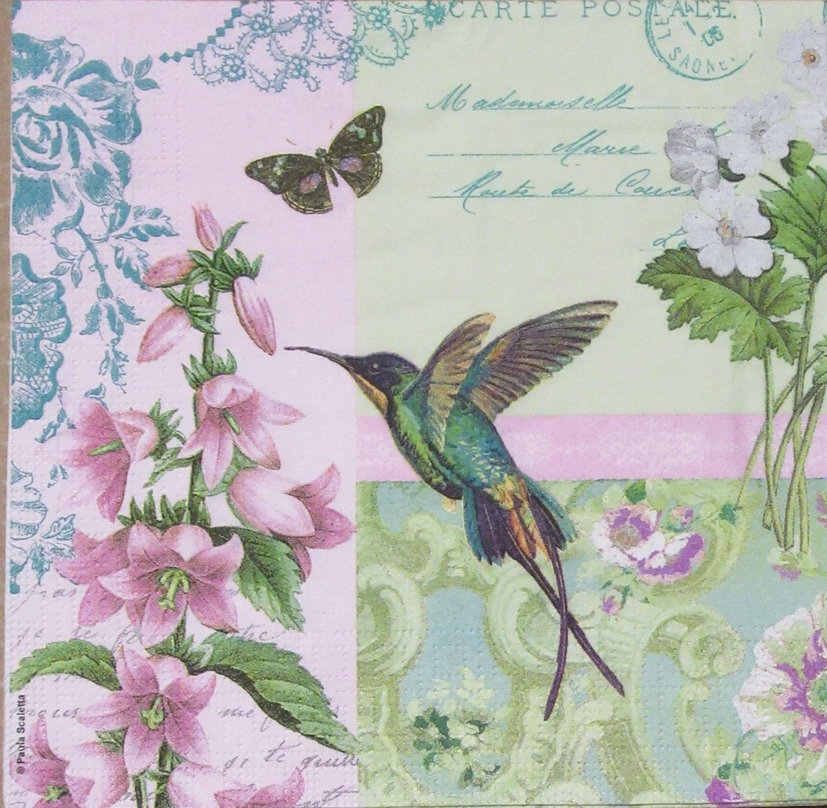 PPD Servetten - Belle Colibri - 33 x 33 cm